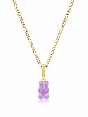 Men's Purple Gummy Bear Necklace