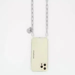 MIA PHONE CHAIN SILVER