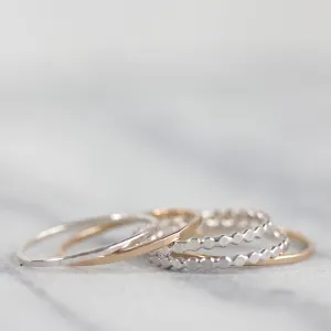 Mixed Stack: Set of 5 Stacking Rings