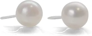 Miyabi Grace Grade AAA Freshwater Pearl Invisible Clip On Stud Earrings Non Pierced White Pink Black Orange Pearl Clip Earrings for Women