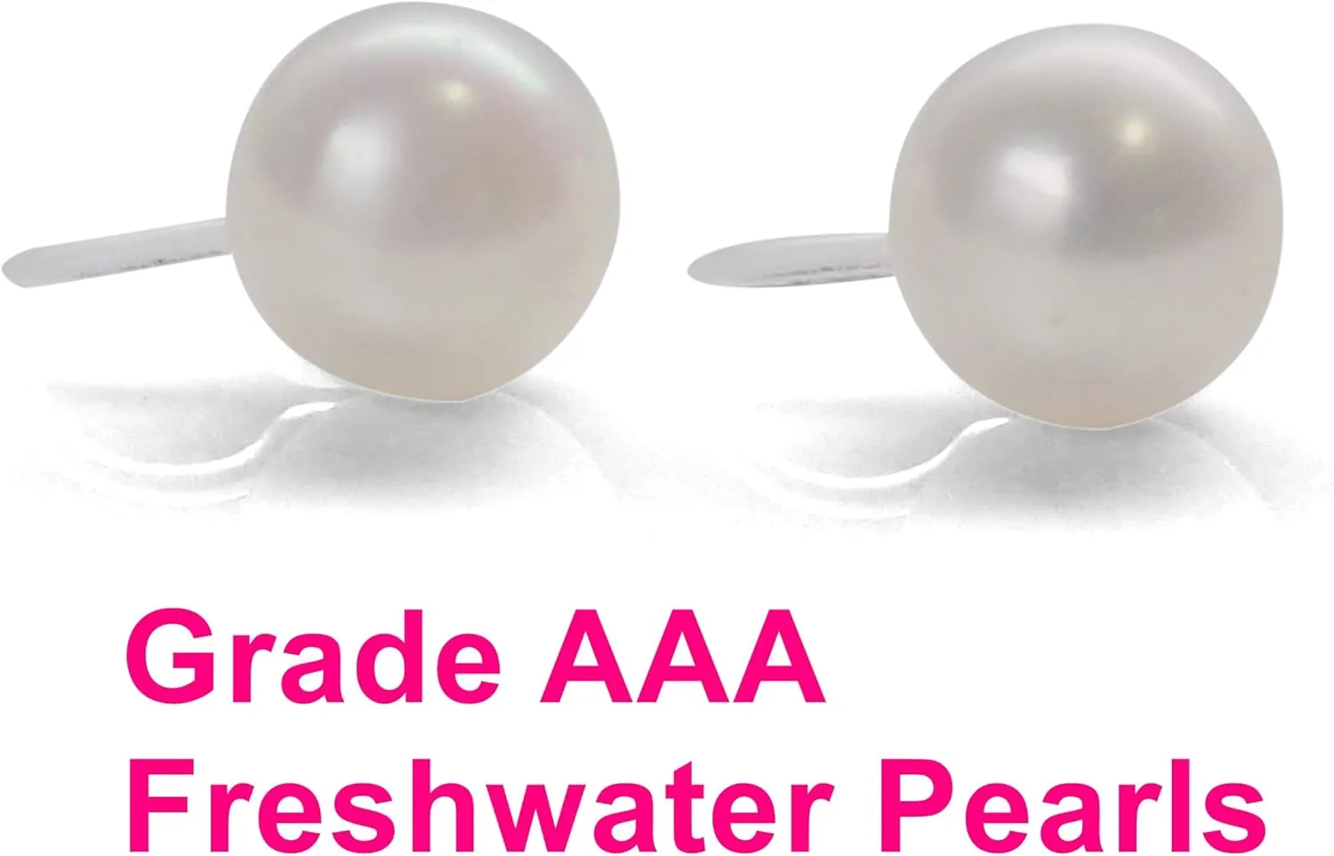 Miyabi Grace Grade AAA Freshwater Pearl Invisible Clip On Stud Earrings Non Pierced White Pink Black Orange Pearl Clip Earrings for Women