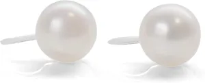 Miyabi Grace Grade AAA Freshwater Pearl Invisible Clip On Stud Earrings Non Pierced White Pink Black Orange Pearl Clip Earrings for Women