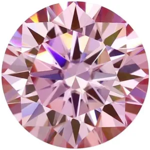 Moissanite Engagement Wedding Ring | Lab Grown 1 Carat Diamond & 18k Gold Plated Ring | Moissanite Rings for Women | S925 Sterling Silver Rings | Moissanite Ring | Gold Rings for Women Pink / 8