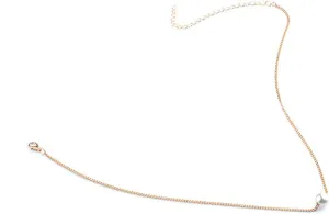 Necklace for Women Simple, Layered Necklaces for Women Pearl Pendant Chain Necklaces Jewelry for Women and Girl, 1 Piece