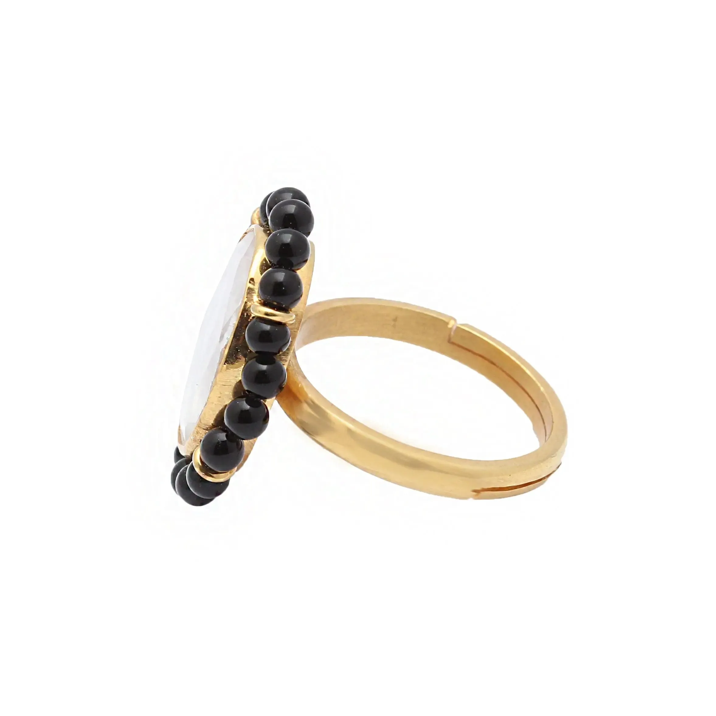 Oval Subtle Mangalsutra Ring