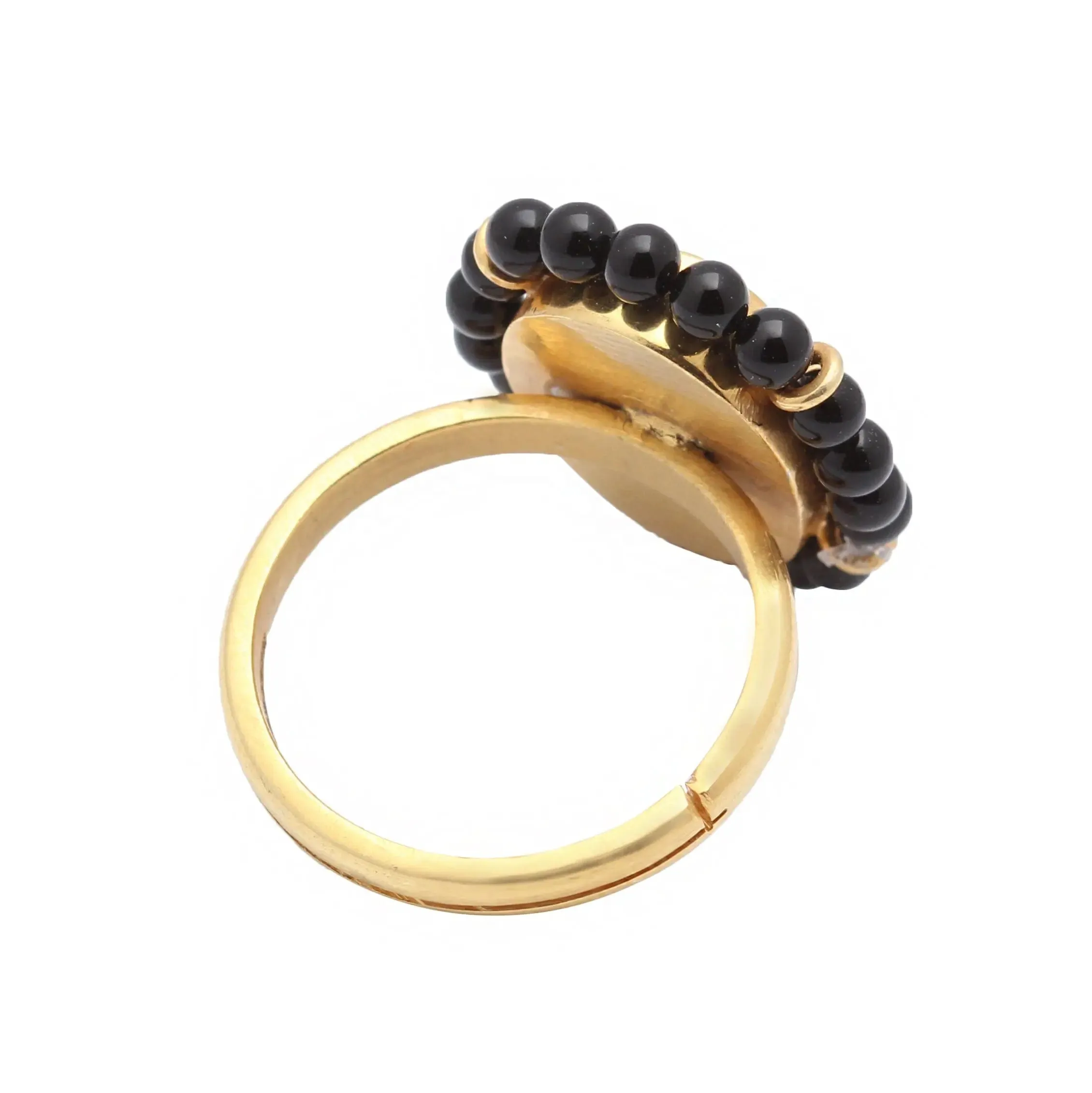Oval Subtle Mangalsutra Ring