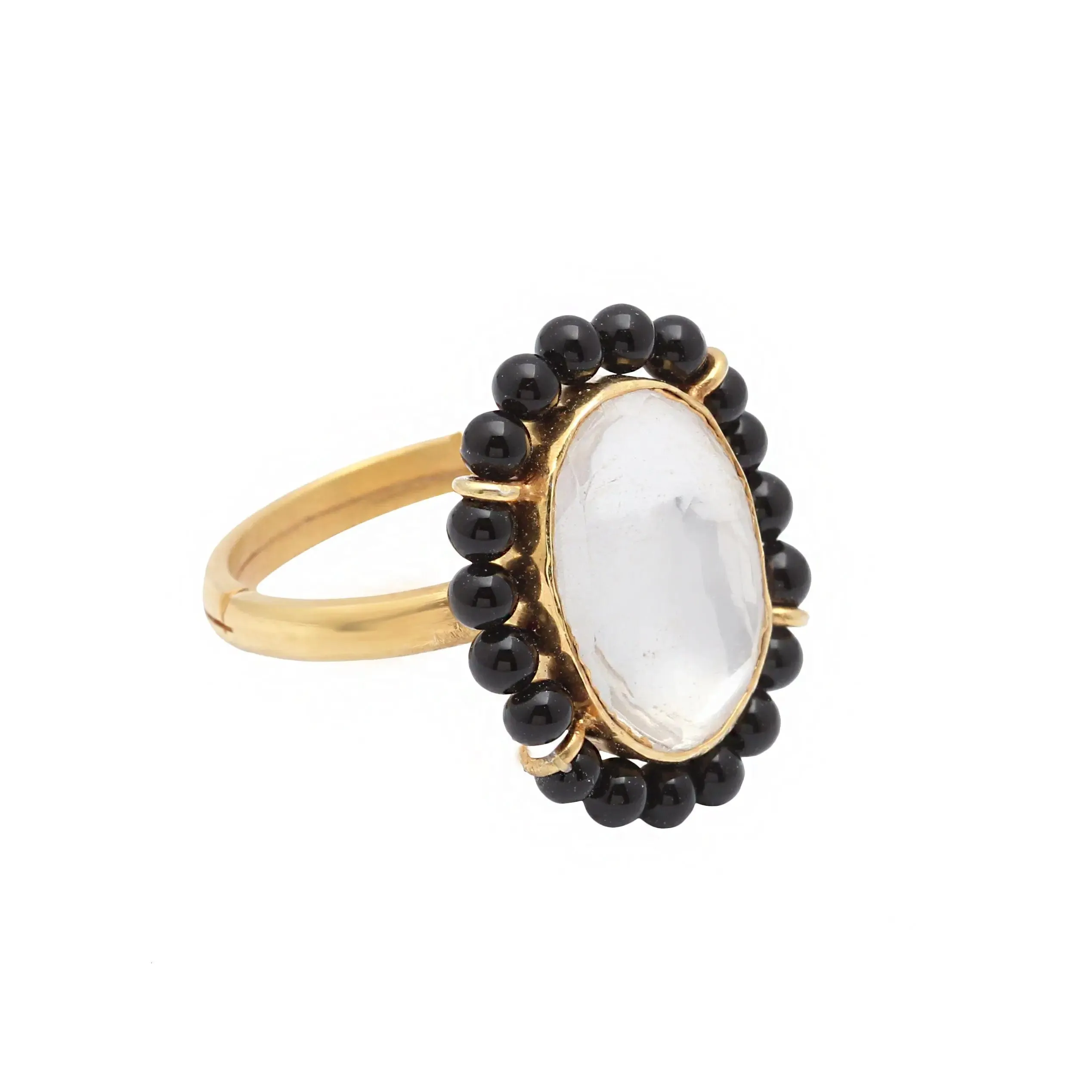 Oval Subtle Mangalsutra Ring