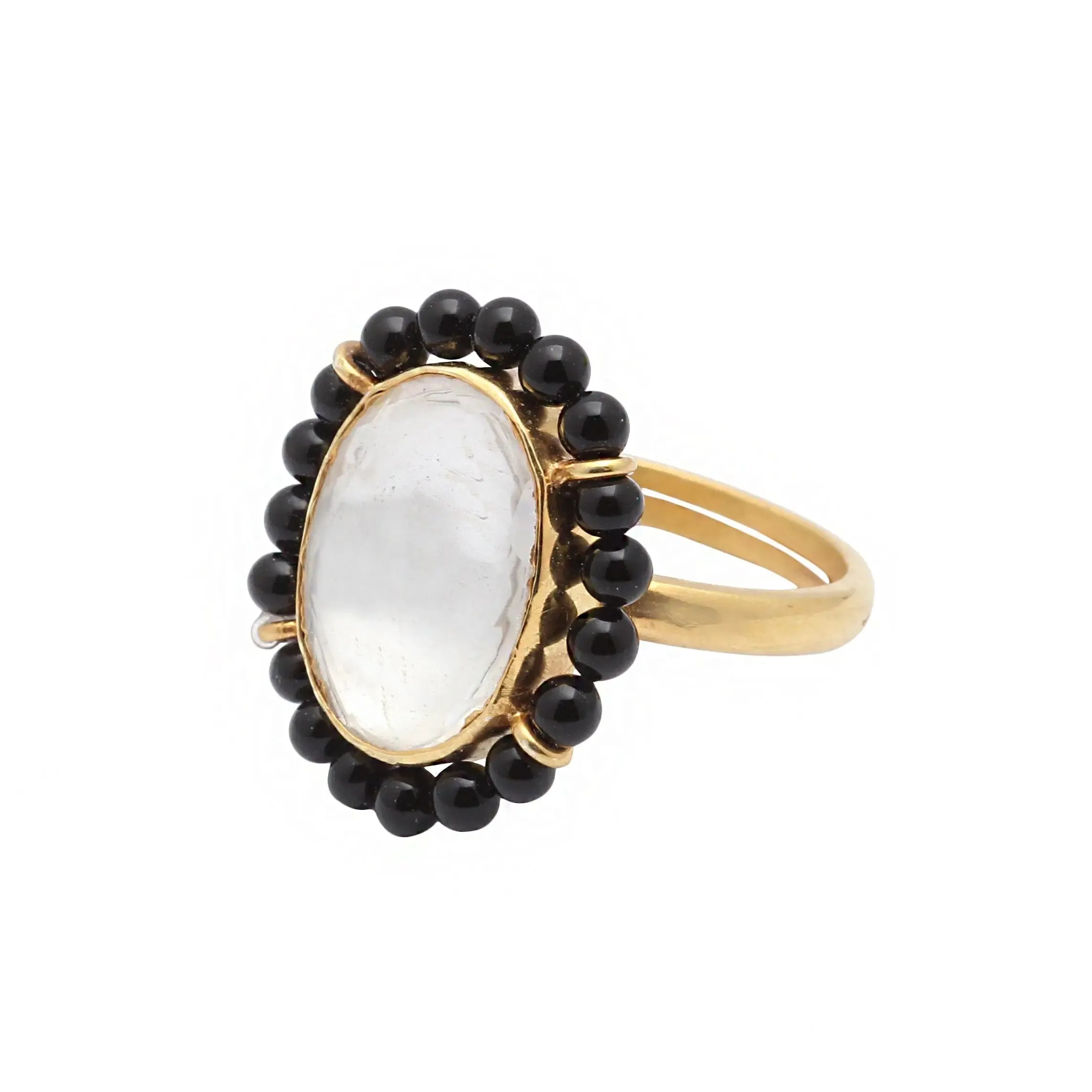 Oval Subtle Mangalsutra Ring