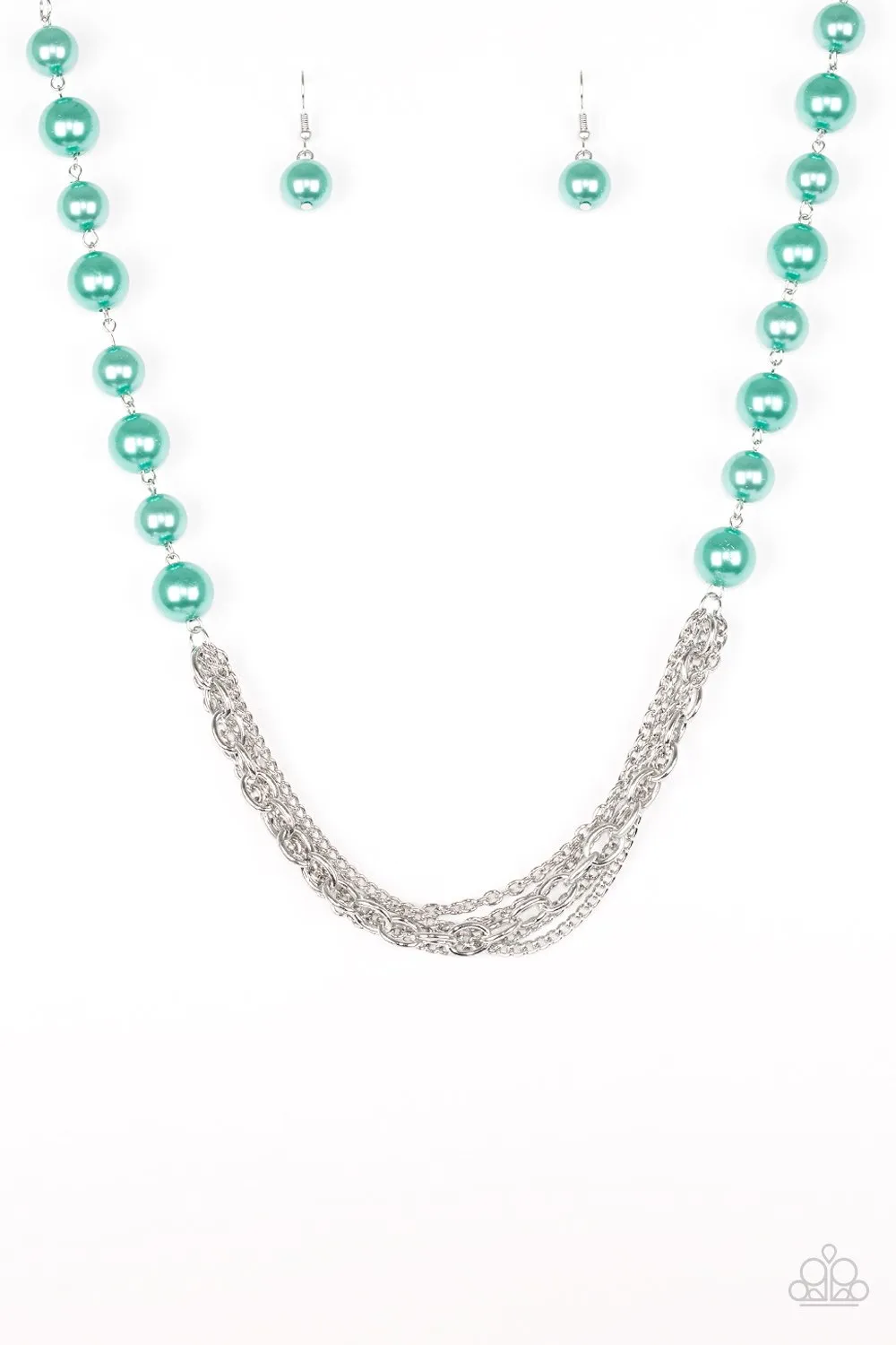 Paparazzi Necklace ~ Runaway Bridesmaid - Green