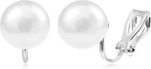 Ritach Clip on Earrings for Women 14K Gold Silver Plated Pearl Earrings Minimalist Jewelry for Women