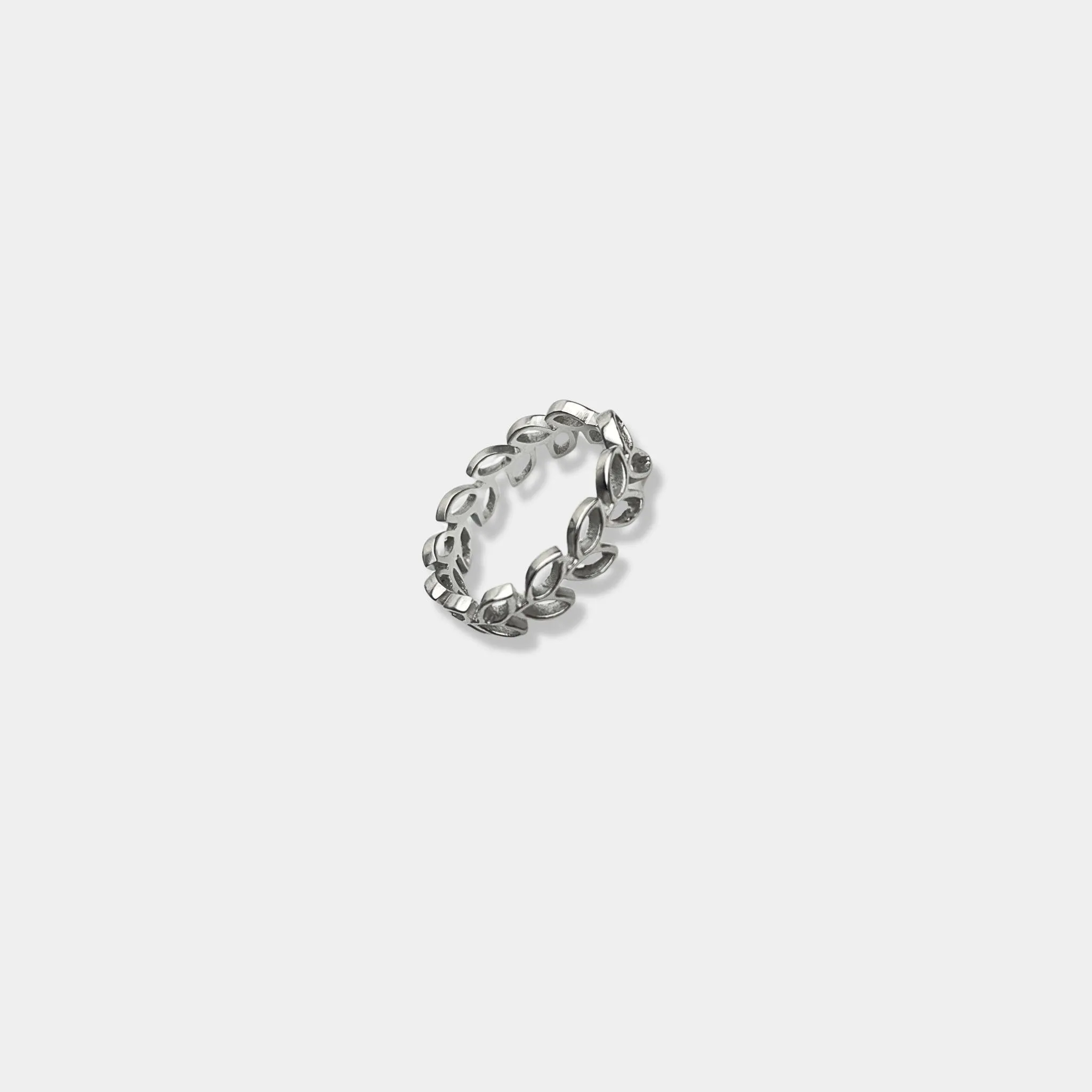 silver vine elegance ring