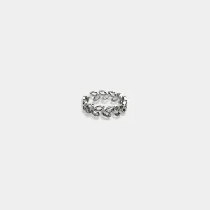 silver vine elegance ring