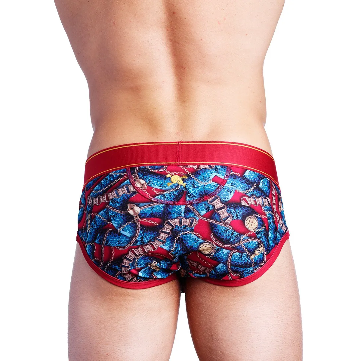 Skull & Bones Snake Chains Brief