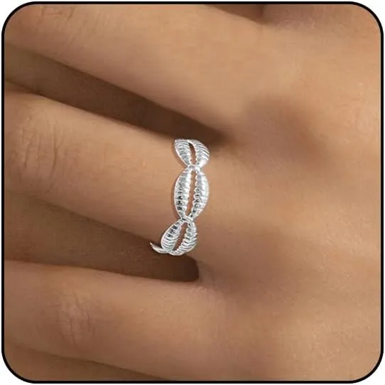 Starfish Ring Gold Seashell Ring Adjustable Chunky Gold Rings That Don't Tarnish Beach Rings for Women Gold Chunky Rings Silver Statement Rings Gold Silver Rings for Women Ocean Ring