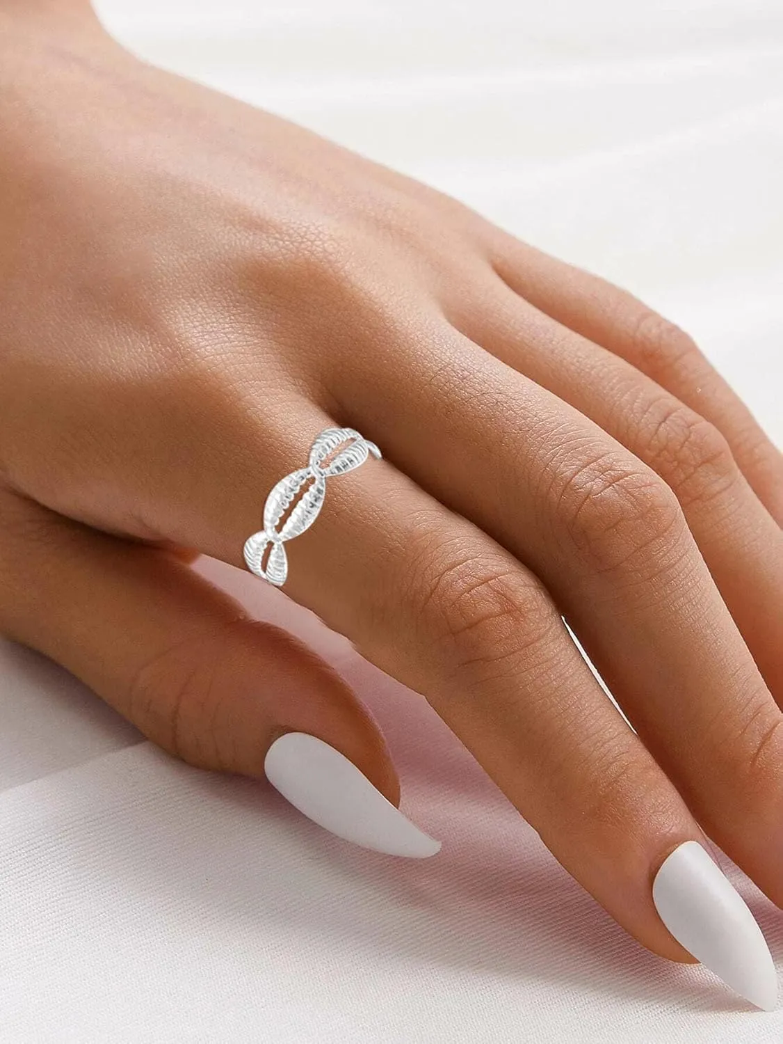 Starfish Ring Gold Seashell Ring Adjustable Chunky Gold Rings That Don't Tarnish Beach Rings for Women Gold Chunky Rings Silver Statement Rings Gold Silver Rings for Women Ocean Ring