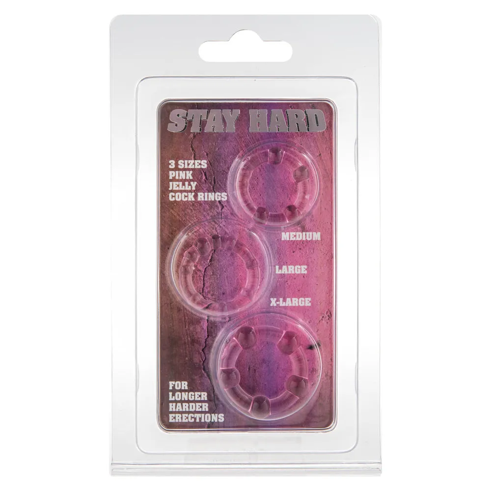 Stay Hard Cock Ring Set