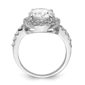 Sterling Silver Fancy Cubic Zirconia Ring