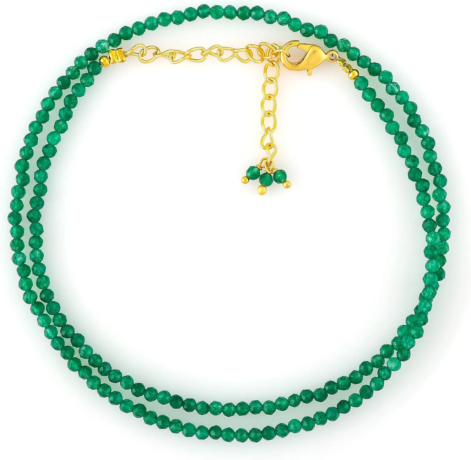 TGH Natural Gemstone Faceted Beads Handmade Beaded Necklace, Energy Healing Stones, Birthstone Jewlry, Crystals Women Fashion Jewelry for her, Mother's Day Gifts, Statement Necklace