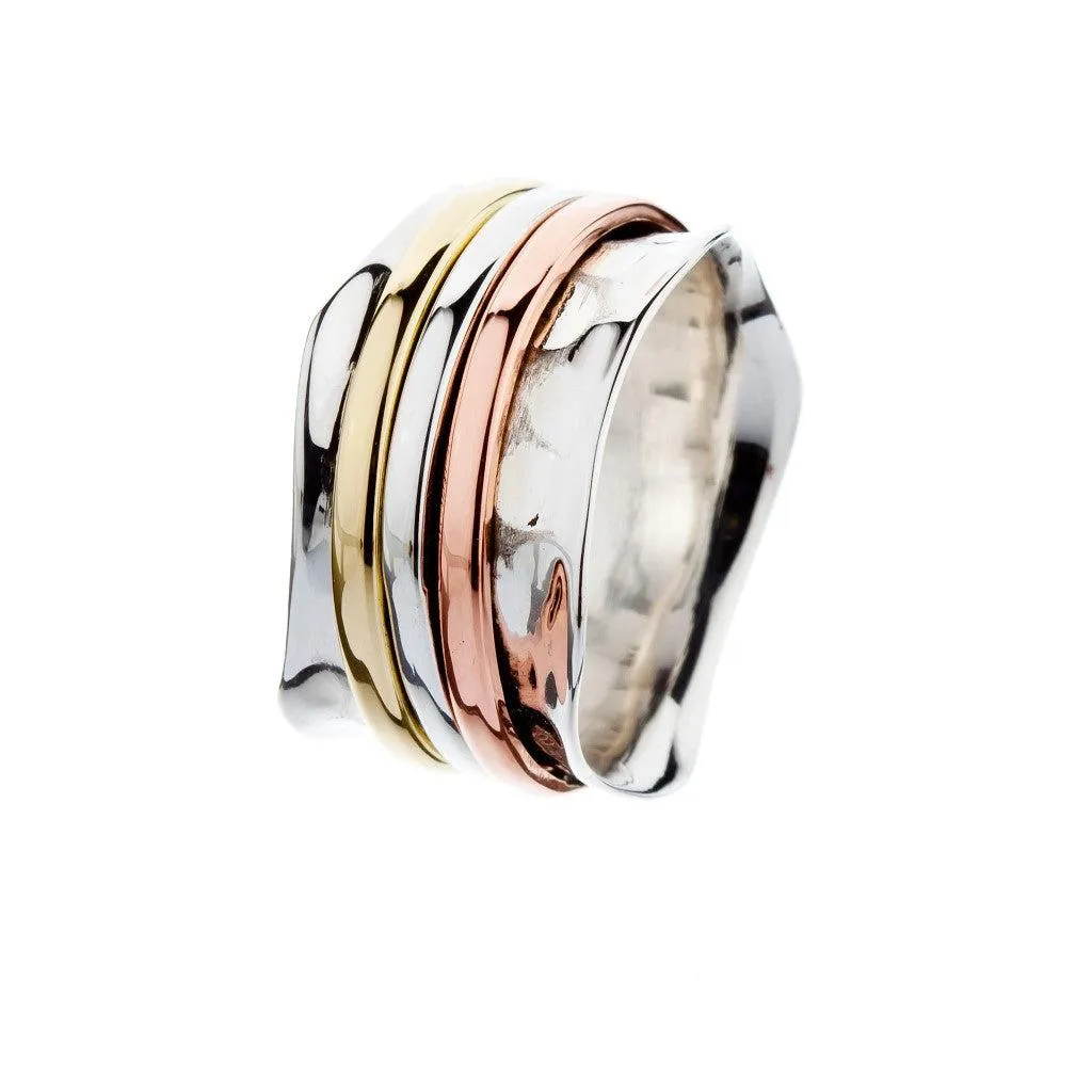 Three-Tone Spinning Ring