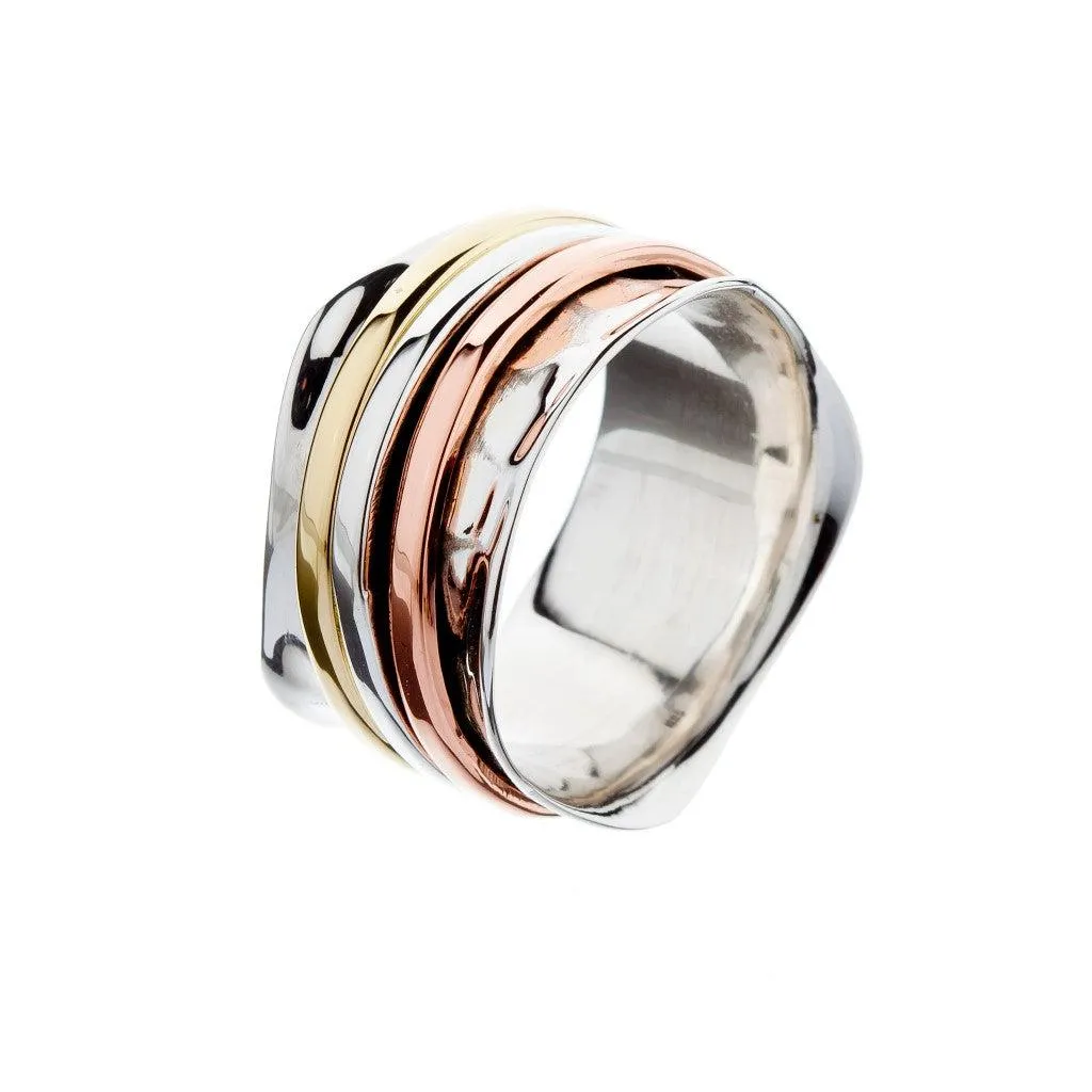 Three-Tone Spinning Ring