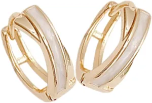 Trendy Hoop Earrings for Women Minimalist Style Comfortable Jewelry Earrings
