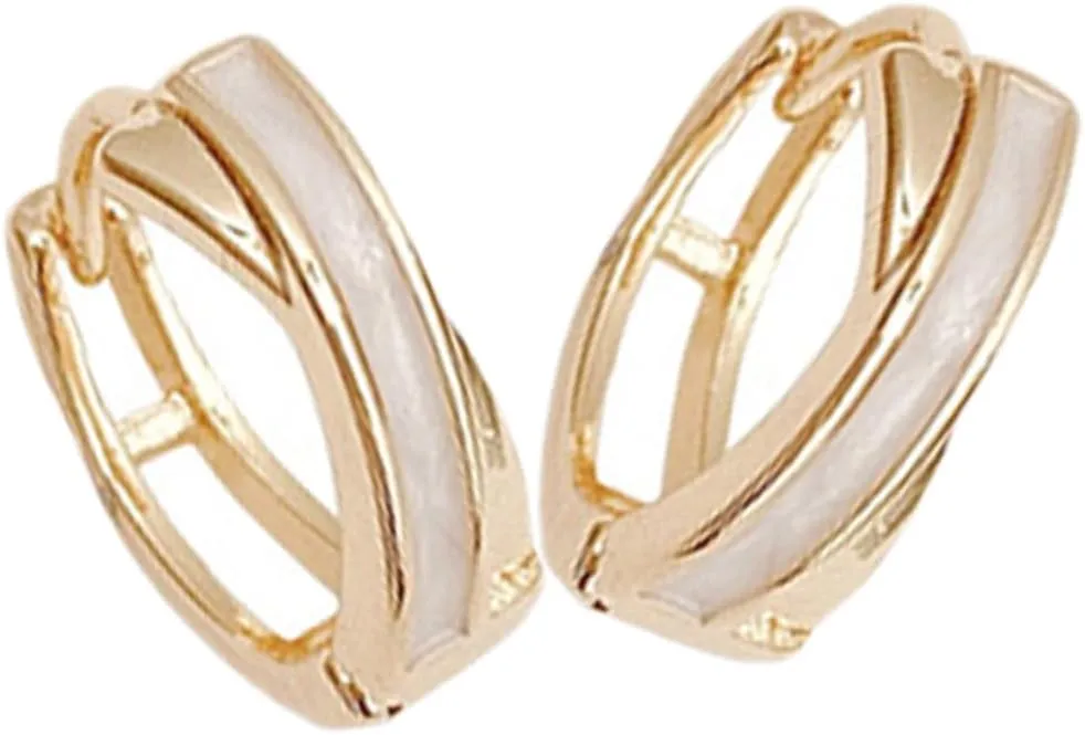 Trendy Hoop Earrings for Women Minimalist Style Comfortable Jewelry Earrings