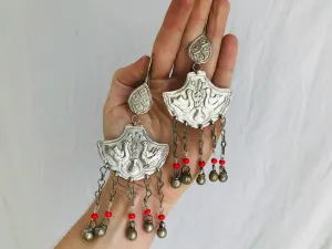 Uzbek Bukhara Bird Earrings. Made from Old Molds. Romantic Beauties