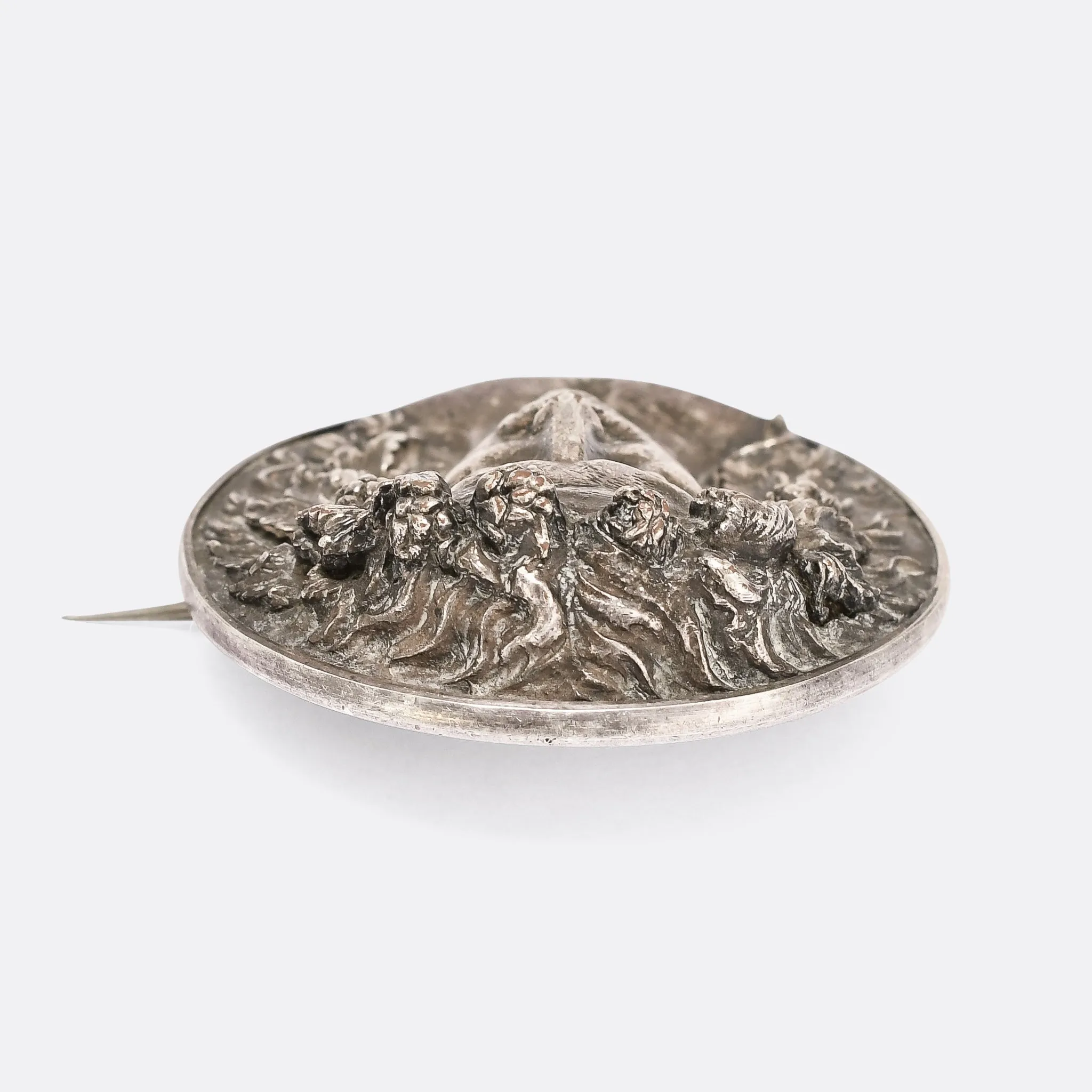Victorian Dionysus/Bacchus Cameo Brooch