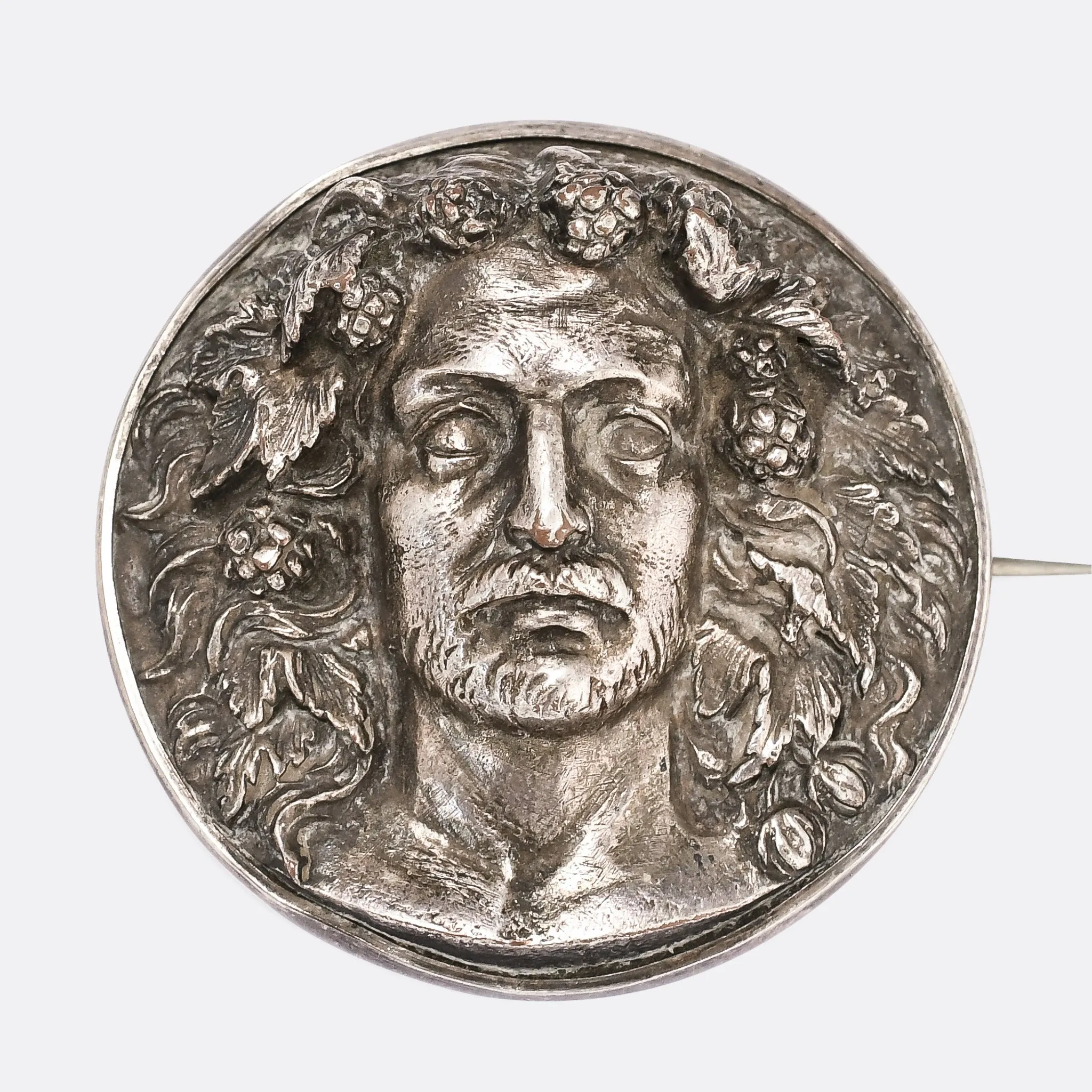 Victorian Dionysus/Bacchus Cameo Brooch