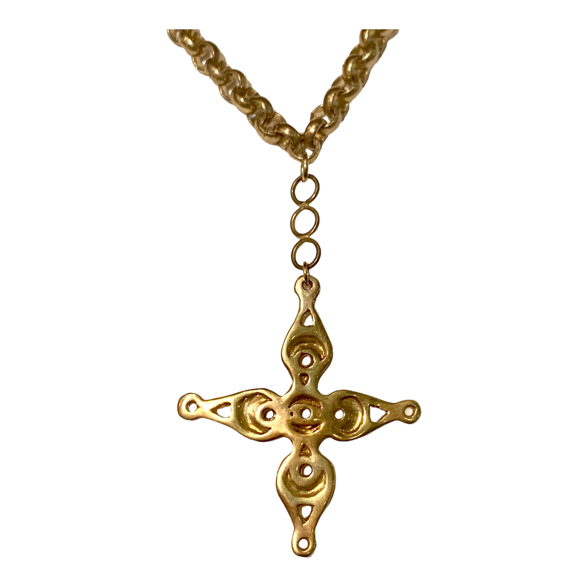 Vida Brass Necklace