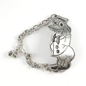 Vintage Donald Duck Stainless Steel Spoon Bracelet