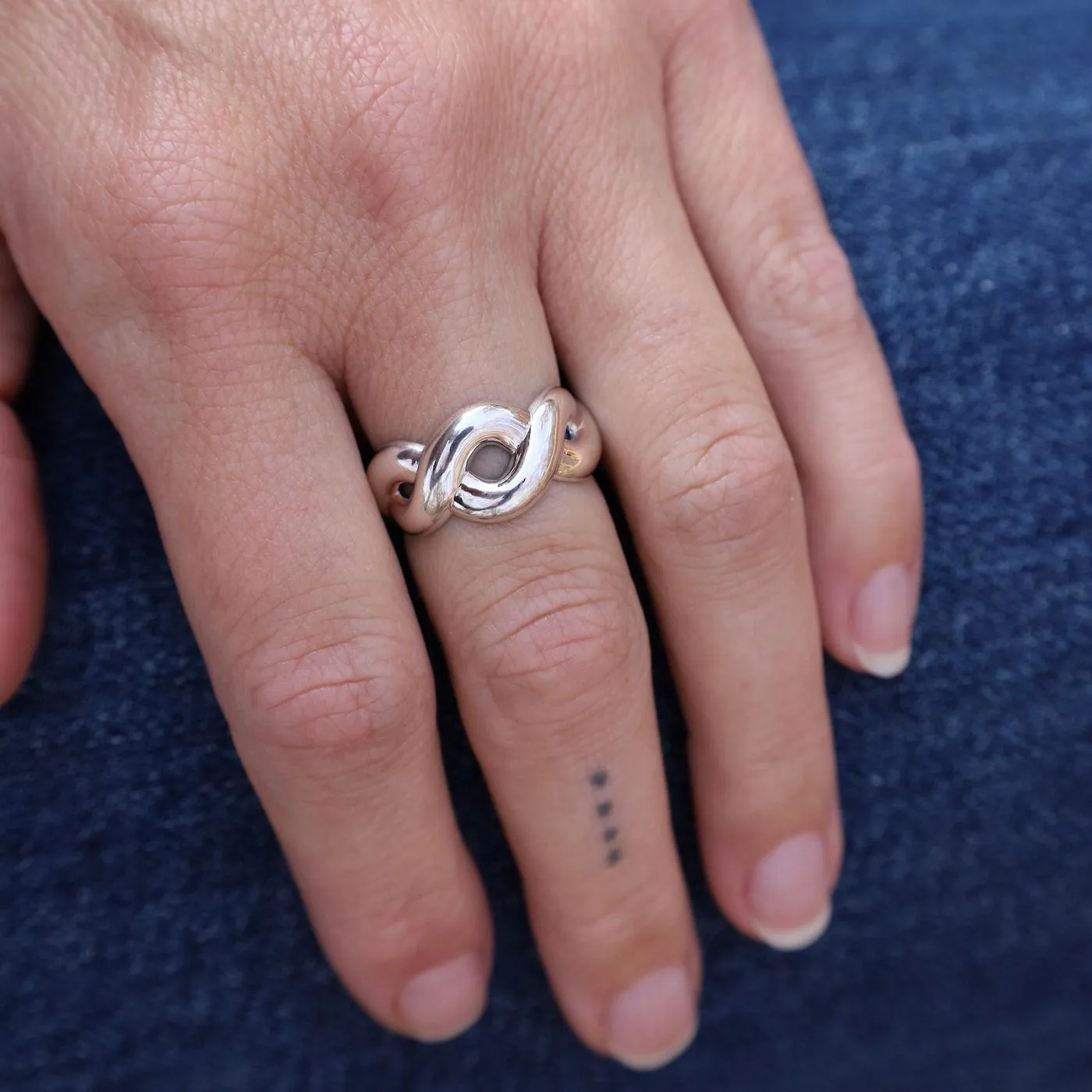 Wide Smooth Eternity Ring